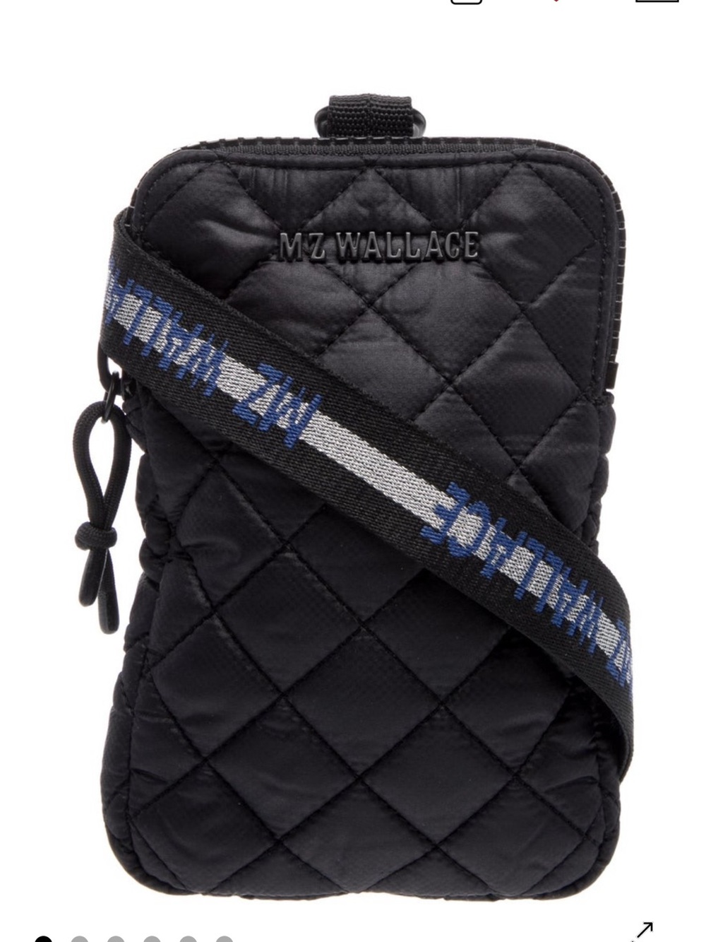 MZ Wallace black Metro Lanyard, pouch - Picture 6 of 8